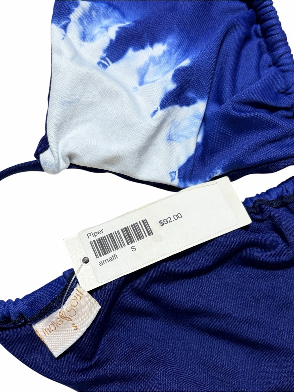 new Tie-Dye Triangle String Bikini (Top Small/ Bottoms Medium) - Picture 2 of 16